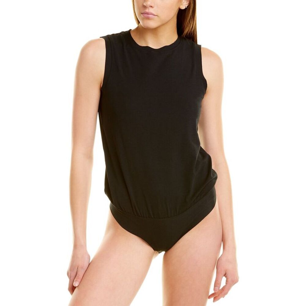 Commando® Womens Commando Essential Muscle Bodysuit, Black
